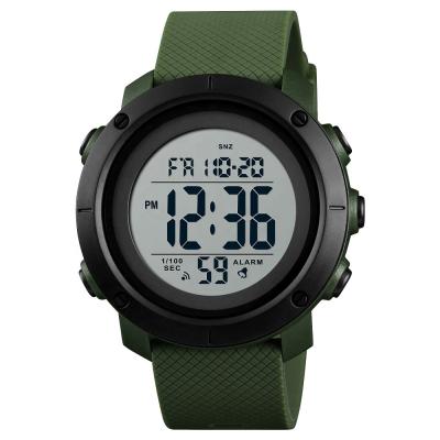 China 5ATM Horloge van silicone het Digitale Geleide Sporten, 14mm Digitale Smart Watchmensen Te koop