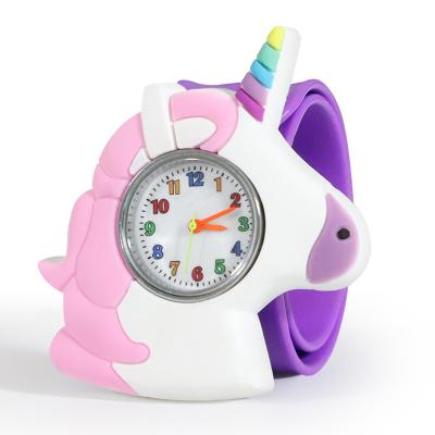 China Unicorn Quartz Kids Watch 0.6cm Thickness 3ATM Waterproof Arcylic Material for sale