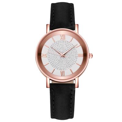 China 3BAR Waterproof Women Quartz Wrist Watch , 230mm Leather Band Quartz Watch for sale