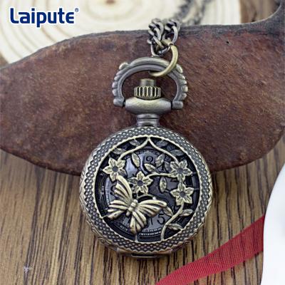 China ROHS genehmigte Weinlese-silberne Taschen-Uhr, leuchtende Weinlese Elgin Pocket Watch zu verkaufen