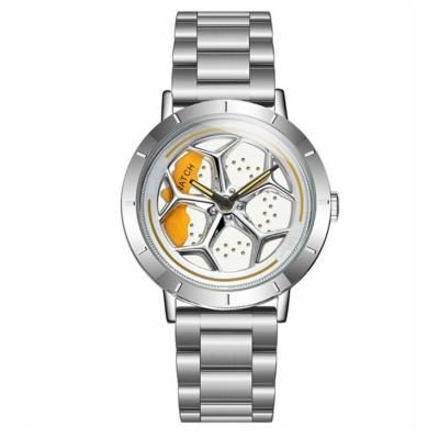 China Rustless Stainless Steel Back Quartz Movement Watch 310mm Strap Length for sale