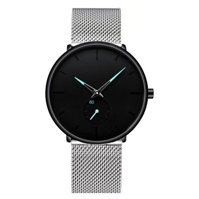 China Fashion Unisex Quartz Wrist Watch With Stainless Steel Mesh Band for sale