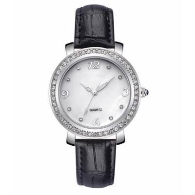 China Zirconwijzerplaat Echt Diamond Quartz Watch 280mm Lengte ROHS voor Vrouwen Te koop