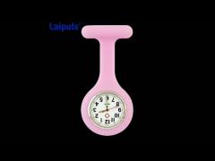 Silicone Nurse Watches Clip On Wearproof Agingproof With 28mm Embedded Dial