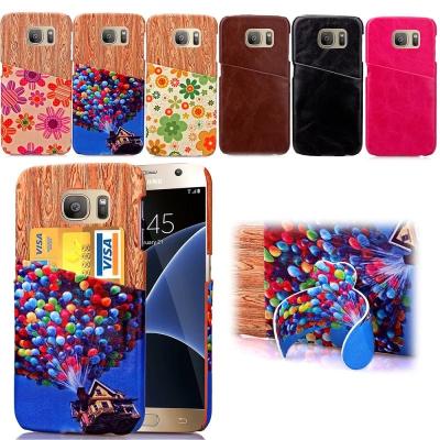 China New Design Luxury Colored BackCover Wallet Case Holder Stand For iPhone 6 or 6S Plus&Samsung Galaxy S7 S6 EDGE S5 for sale