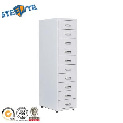 China Helmer Modern 10 Drawer Metal Storage Cabinet Home Office Drawer Cabinets for sale