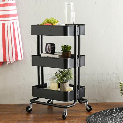 China Modern cheap price beauty kitchen raskog trolley multifunctional cart for sale