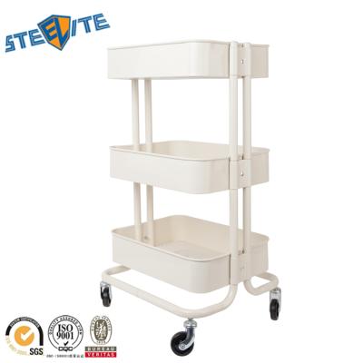 China No Home Furniture Movable Food Cart Cart With Wheels for sale