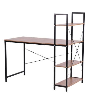 China Modern Korean Style Bookcase With Study Table Home Office Study Computer Desk for sale