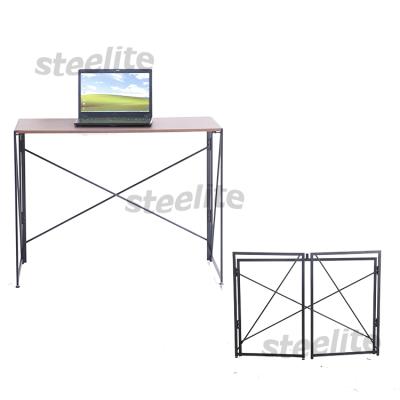 China Foldable Fast Assembled Design Cheap Folding Table Desk Study Desk for sale