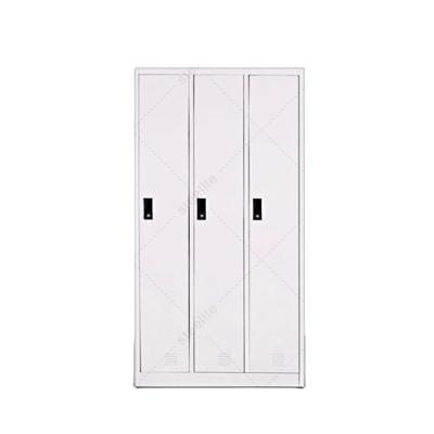 China Modern living room furniture metal kids closet, fabric steel wardrobe with single door for sale