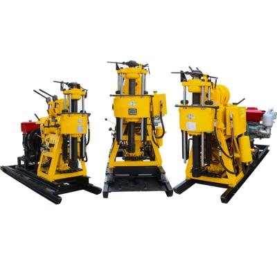 China Water Wells Rock Drill Rig 200m Underground Water Well Drilling Rig Diesel Engine Rock Drill Machine xy-200 Drilling Rig à venda