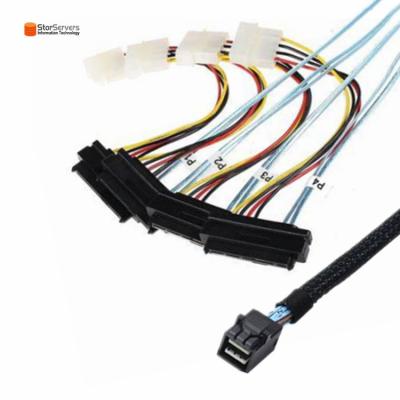 China High Performance HD Mini Data SAS Cable SFF-8643 to 4XSFF-8482 SFF-8643 to 4X SFF-8482 à venda