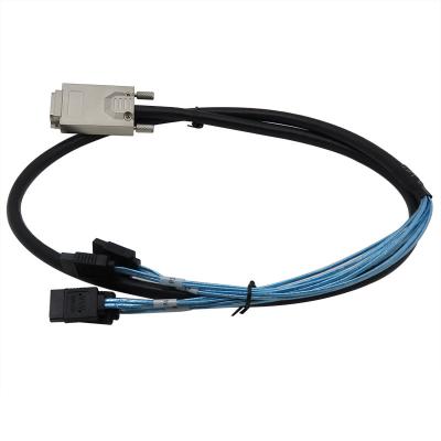 China High Performance SFF 8470 Server Array Card SFF 8470 Cable SATA4 Data Cable to 4xSATA zu verkaufen