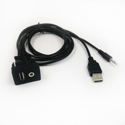 China AUX AUDIO. car radio USB CABLE ADAPTER CAR EXTEND WIRING for FORD TOYOTA BENZ for sale