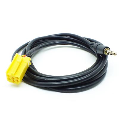 China Car for Mercedes SMART451 /AUX audio input line 1.5m head 3.5mm audio for sale