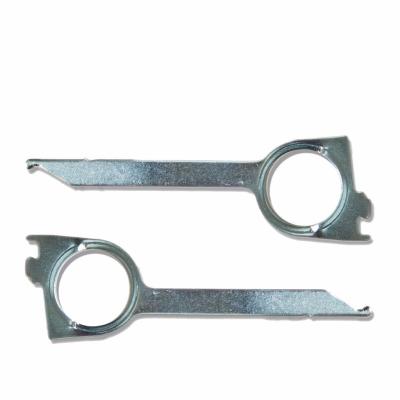 China Iron Galvanized 2Pcs For Audi VW Stereo Version Keys Car Radio Removal Tool Keys DIN Version Keys for sale