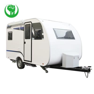 China Travel trailer travel trailer caravan with shower and toilet flat pack caravan for sale for sale