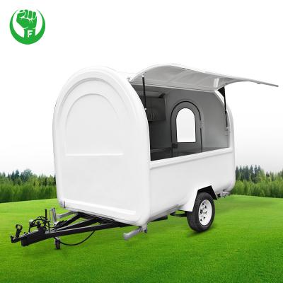 China Snack Factory Selling Fried Ice Cream Mobile Food Trailer For India for sale