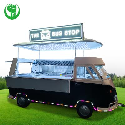 China Luxury car ice cream food trucks dessert food trailer concession trailer food truck for sale for sale