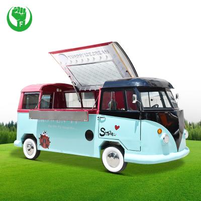 China New hot sale luxury street fast food car multifunctional street fast food van cart mobile for sale