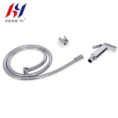 China Easy to hold process design ABS shattaf shower shattaf sprayer toilet exterior electroplating plastic plastic bidet for sale