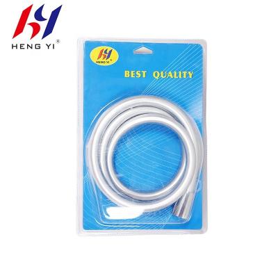 China Nut Can Be Rotated 360 Degree No Angle Dead Hot Sales PVC Shower Hose Connector Bathroom Shower Tubing Flexible Plastic Hose for sale