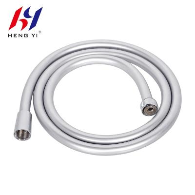 China The nut can be rotated 360 degrees without dead angle design top quality silver powder tube bathroom shower PVC hose last for sale