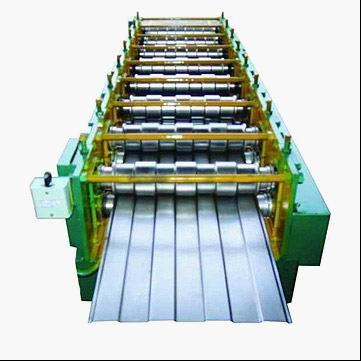 China Hydraulic Cutting Sheet Metal Roll Forming Machine, 254mm Coil Width Roll Forming Machines for sale