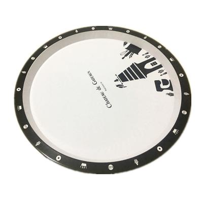 Κίνα Customized Serving Tray Plate Large-Size Circular Iron Disc WC-022 προς πώληση