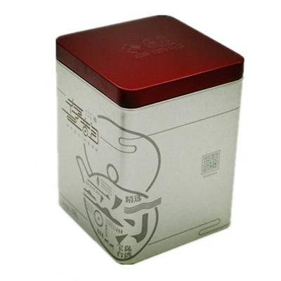 China square custom oem coffee bean tea bag jar tin can packaging storage tin box Tinplate storage tin tea for sale