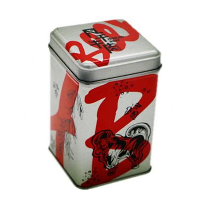 Κίνα Square tinplate custom-made direct-selling packaging metal tinplate jar tin tea προς πώληση