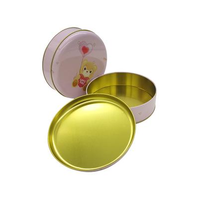 Κίνα Factory direct sales spot wholesale round iron box tinplate storage biscuit chocolate packaging iron box προς πώληση