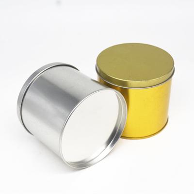 China Diameter 95 tin box natural color gold tea pot food packaging box tin tea for sale