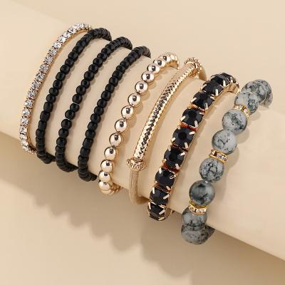 China Gorgeous and Fashionable High Quality Multiple Bracelets Crystal Charm Custom Bangle Bracelet, bracelet for charm for sale