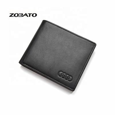 China Hot Selling Rfid RFID Blocking Color Men's Audi Wallet Gift for sale