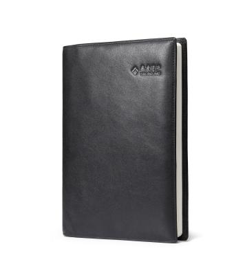 China Promotion High Quality Genuine Leather Notebook for sale