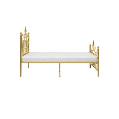 China Newest Modular Single Adult Simple Metal Bed Frame Metal Design Bedroom Furniture Bed Frame for sale