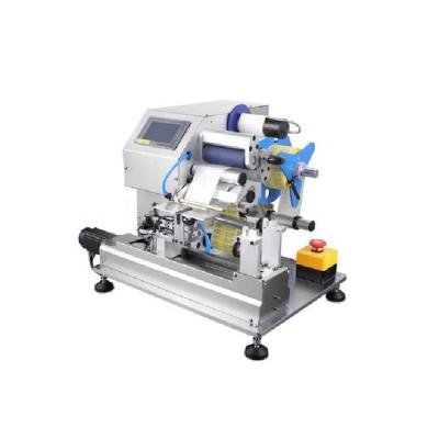 China Automatic Desktop Food Wire Folding Labeling Machine for sale