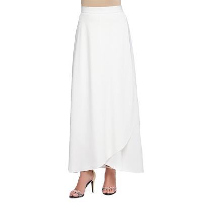 China  wholesale women skirt white wrap maxi long skirt models for sale