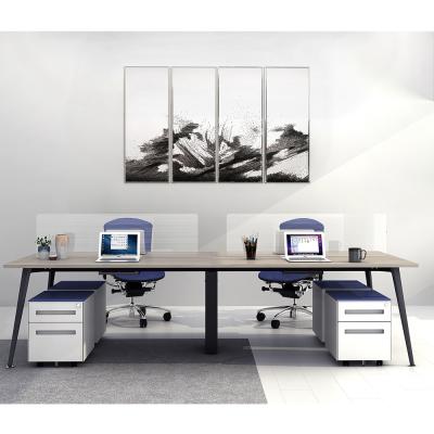 China Fit regular top selling popular type 4 seater modern 4 person office computer workstation at low price for sale