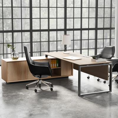 China Wholesale Fit Regular Design Modern L Shaped Luxury Office Furniture Office Executive Desk for sale