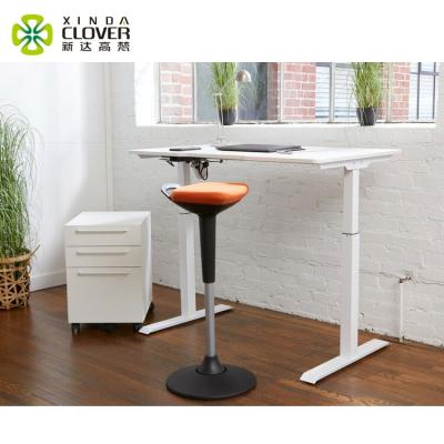 China Modern Ergonomic Design Single Motor (Height) Electric Adjustable Sit Stand Computer Table Desk Frame With Controller for sale