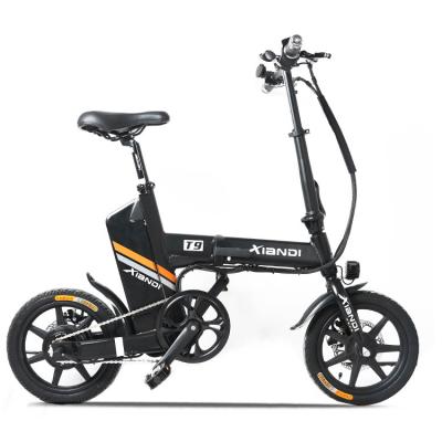 China Aluminum alloy 14 inch folding electric bike aluminum frame lithium battery electric bike mini light electric bike for sale