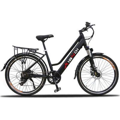 China Aluminum Alloy 26 Inch Electric Bicycle 36V Built-in Lithium Battery Assist City Electric Bike for sale