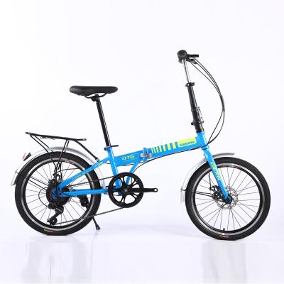 China Factory best steel fold up price portable folding cycle 7 speed cycling foldable bicycles 16 20 inch fold bikes for sale for sale