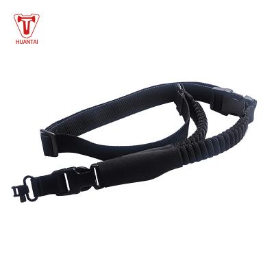 China Polyester Tactical Dots 2 Two Throw Adjustable Sling Strap Bungee with QD Buckles and Shoulder Protecter for Hunting Airsoft for sale