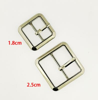 China Rectangular Zinc Alloy Belt Buckle Belt Buckle Inner Diameter 18mm/25mm Suitable For Women's Luggage Buckle Shoe Buckle for sale