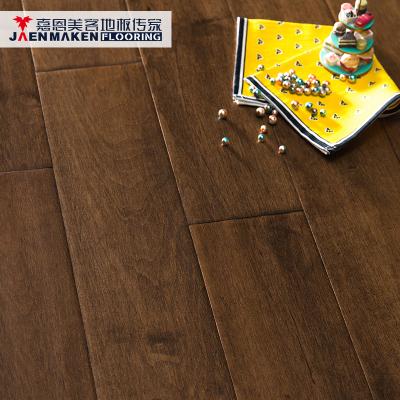 China Custom Promotional Goods 15mm Indoor Cheap Solid Hardwood Maple Flooring Modern Wood Flooring for sale