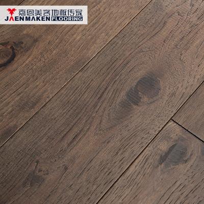 China Modern Hickory Hand Scraped Metallic Multi Layer Engineered Flooring for sale